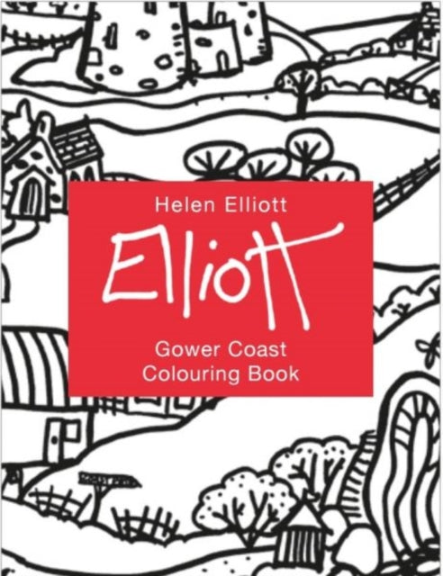 Helen Elliott Concertina Colouring Book: Gower Coast-9781912050581