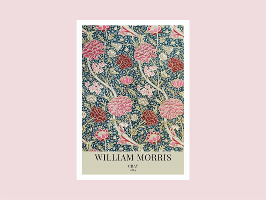 William Morris Cray Vintage Floral Print